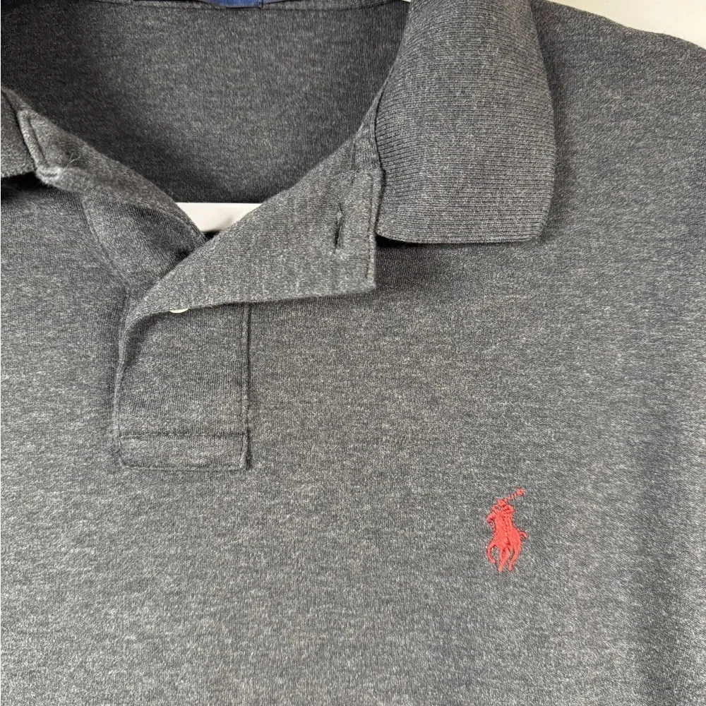 Polo by Ralph Lauren Men's Gray Long Sleeve Shirt L